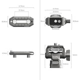 SmallRig 4487 Hawklock H21 Quick Release Monitor Support w/ Nato Clamp