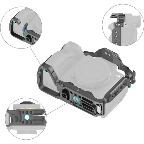 SmallRig 4481 Hawklock Quick Release Cage For Sony 7R V/7 IV/7S III/1/7R IV - image 2 of 5
