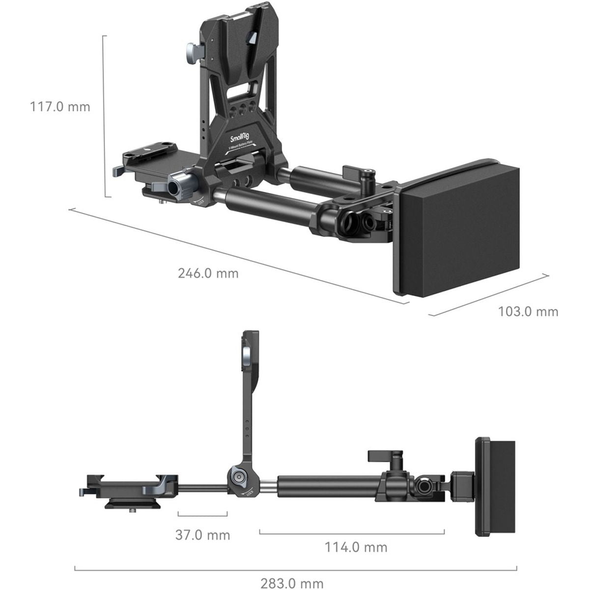 SmallRig 4063B Advanced Compact V-Mount Battery Mounting Sys