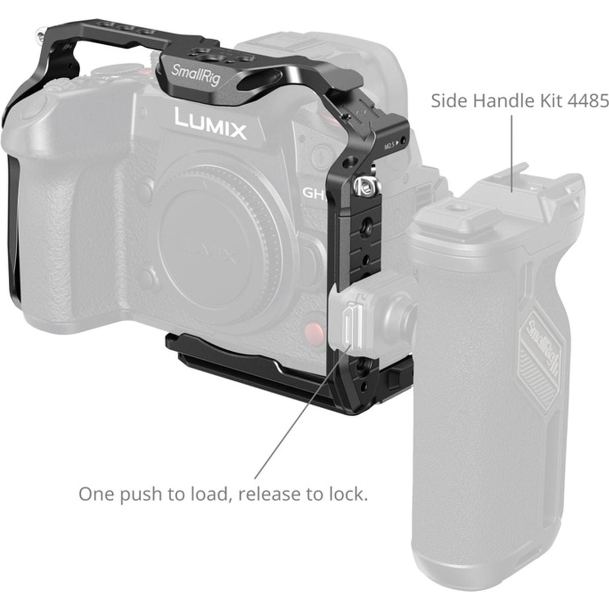SmallRig 4824 Hawklock Quick Release Cage For Panasonic LUMIX GH7 / GH6