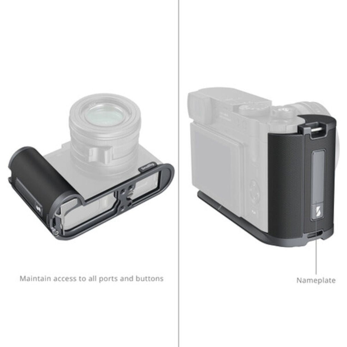 SmallRig 4568 L Shape Mount Plate w/ Handle For Leica Q3
