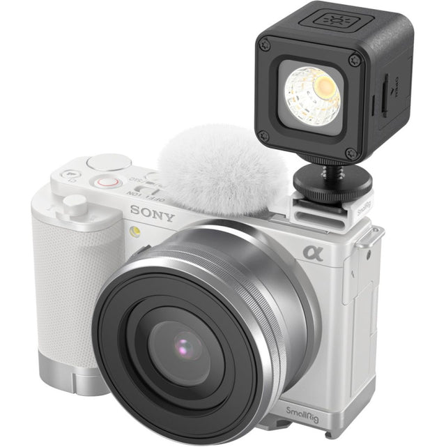 SmallRig 4734 Cold Shoe Adapter w/ Furry Windscreen For Sony ZV Series Cameras