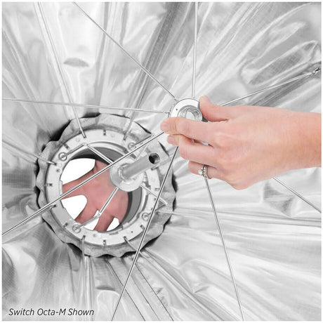 Westcott Rapid Box Switch Octa-S Round Head Speedlite Kit w/ Deflector Plate - image 4 of 5