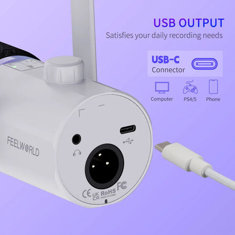 Feelworld PM1 XS W Microphone White - image 4 of 5