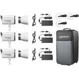 Godox Litemons LA300R RGB LED Video Light 3 Light Kit