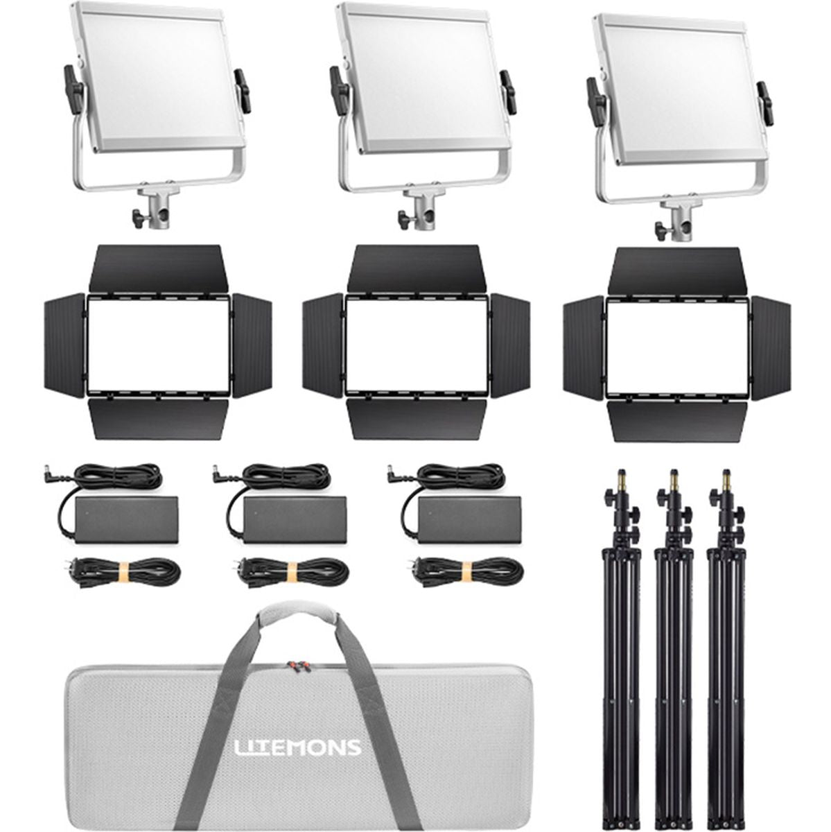 Godox Litemons LP600R RGB LED Light Panel 3 Light Kit