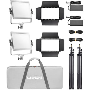 Godox Litemons LP1200BI Bi Colour LED Light Panel 2 Light Kit