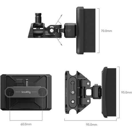 SmallRig MD3183B Multi Adjustable Chest Pad Mount Plate w/ Rod Clamp - image 2 of 4