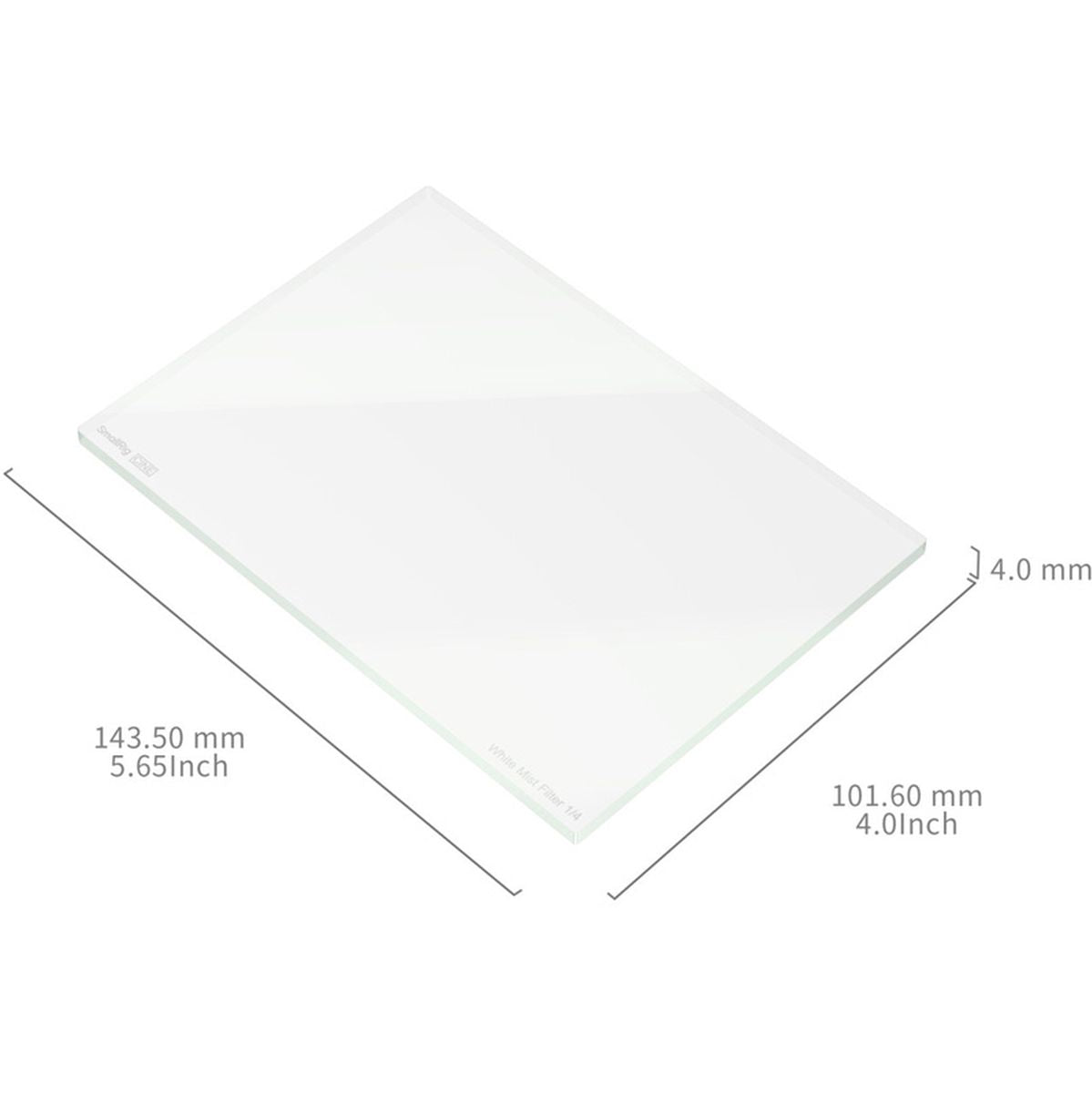SmallRig 4742 Cine 4 X 5.65 White Mist 1/4 Filter