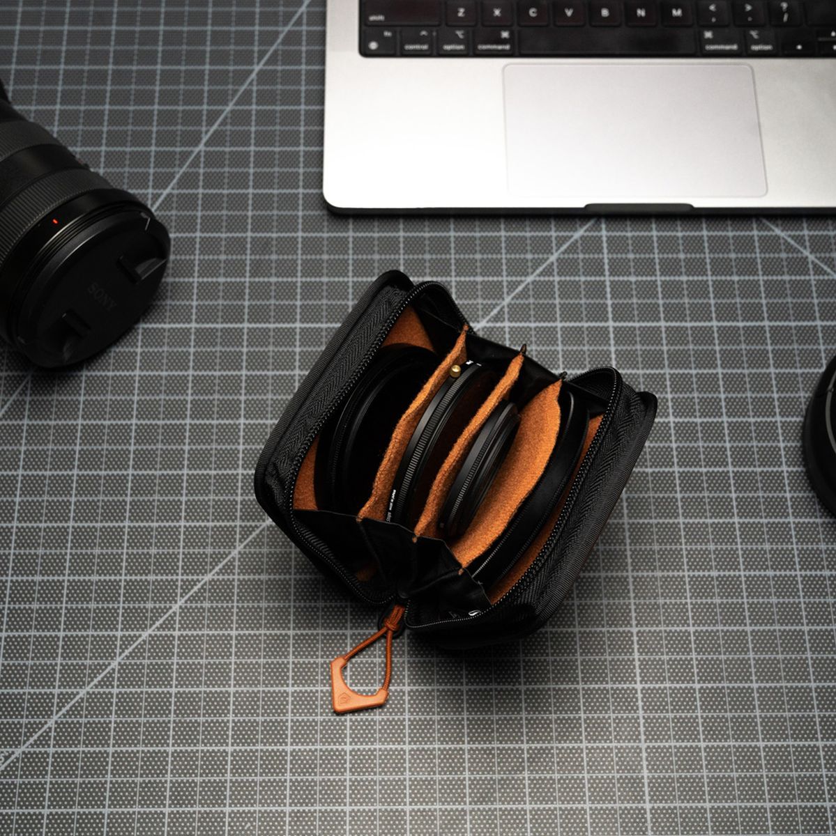 WANDRD Lens Filter Case Sedona Orange