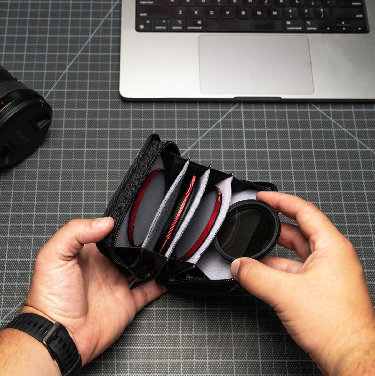 WANDRD Lens Filter Case Uyuni Purple