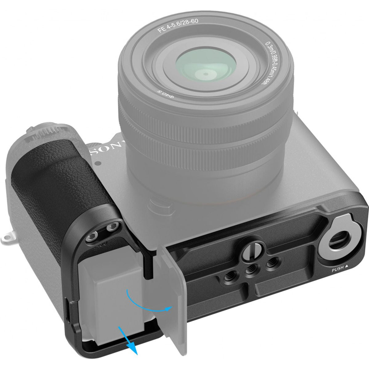 SmallRig 4797 L Shape Mount Plate w/ Silicone Handle For Sony Alpha 7C II / 7CR - image 4 of 5