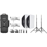 Godox Litemons LA200R RGB LED Video Light 2 Light Kit