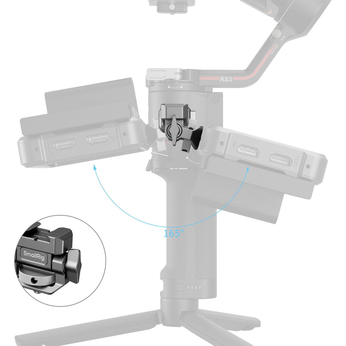SmallRig 4637 Hawklock H21 Monitor Support For DJI Stabilizers