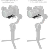 SmallRig 4638 Hawklock H38 Manfrotto Quick Release Plate For DJI Stabilizers