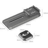 SmallRig 4638 Hawklock H38 Manfrotto Quick Release Plate For DJI Stabilizers