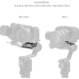 SmallRig 4639 Hawklock H38 Arca Swiss Quick Release Plate For DJI Stabilizers