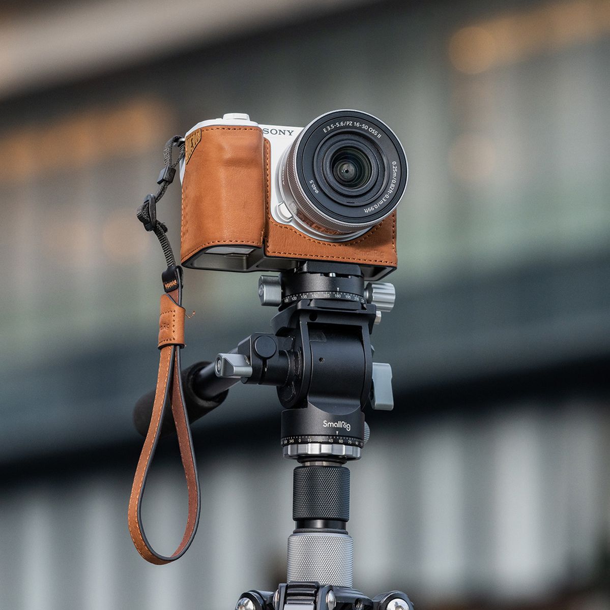 SmallRig 4889 Leather Case Kit For Sony ZV E10 II (Brown)