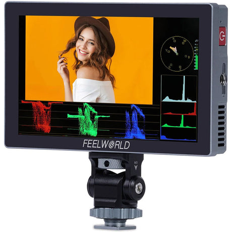 Feelworld P6X 5.5 inch Aluminium DSLR Camera Field Monitor Touch Screen 4K HDMI