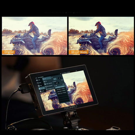 Feelworld P6X 5.5 inch Aluminium DSLR Camera Field Monitor Touch Screen 4K HDMI - image 3 of 5