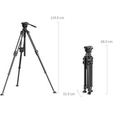 SmallRig Lightweight Video Carbon Fiber Tripod Kit AD 50 Pro 4420