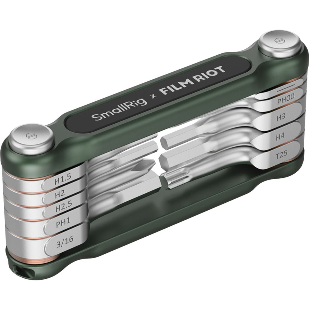 SmallRig X Film Riot 10 In 1 Detent Folding Multi Tool Kit (Green) 4814