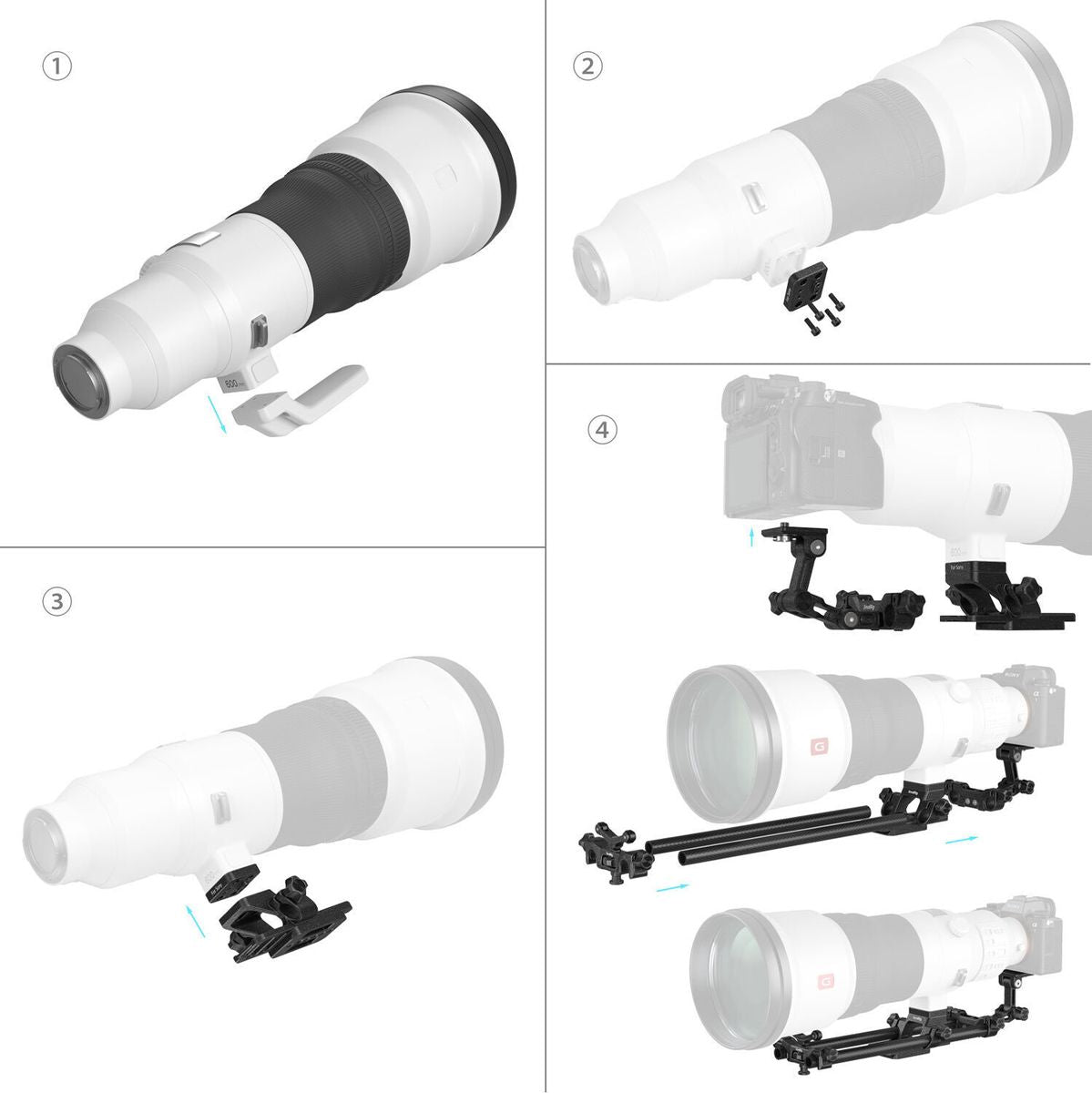 SmallRig 4722 Wildlife Photography Kit (Touch & Go Plate S)