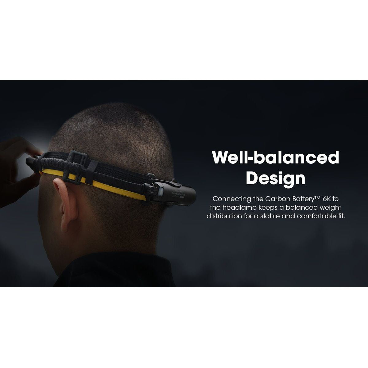 Nitecore Carbon Battery 6K Extended Headlamp Runtime Kit