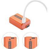 SmallRig 4965 NP FW50 USB C Rechargeable Camera Battery (Orange)
