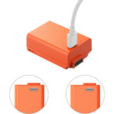 SmallRig 4967 EN EL25 USB C Rechargeable Camera Battery (Orange)
