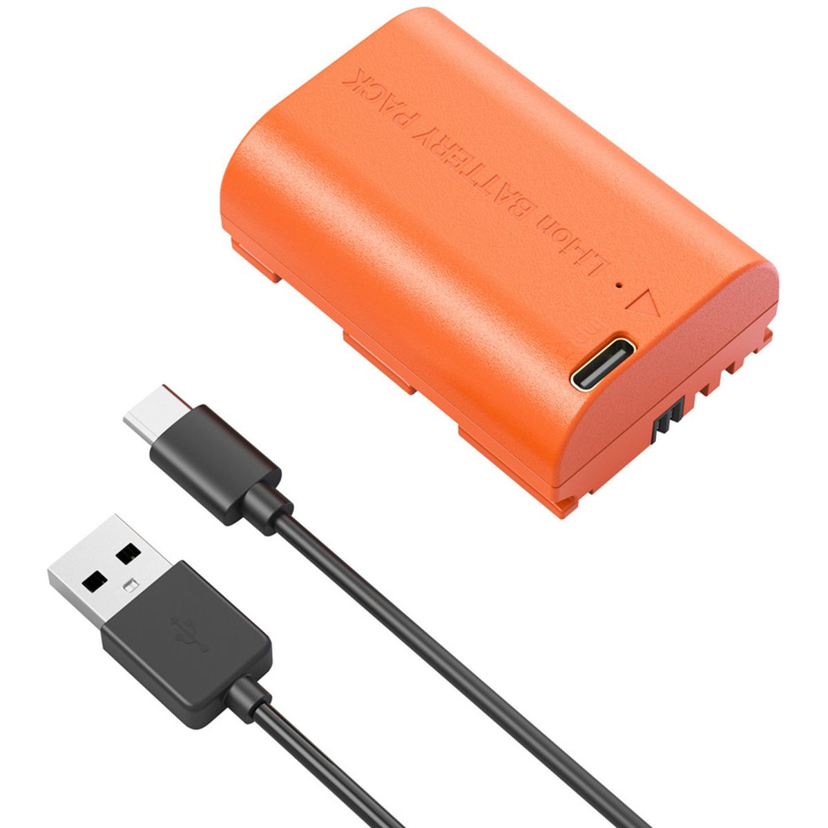 SmallRig 4968 LP E6NH USB C Rechargeable Camera Battery (Orange)