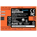 SmallRig 4968 LP E6NH USB C Rechargeable Camera Battery (Orange)