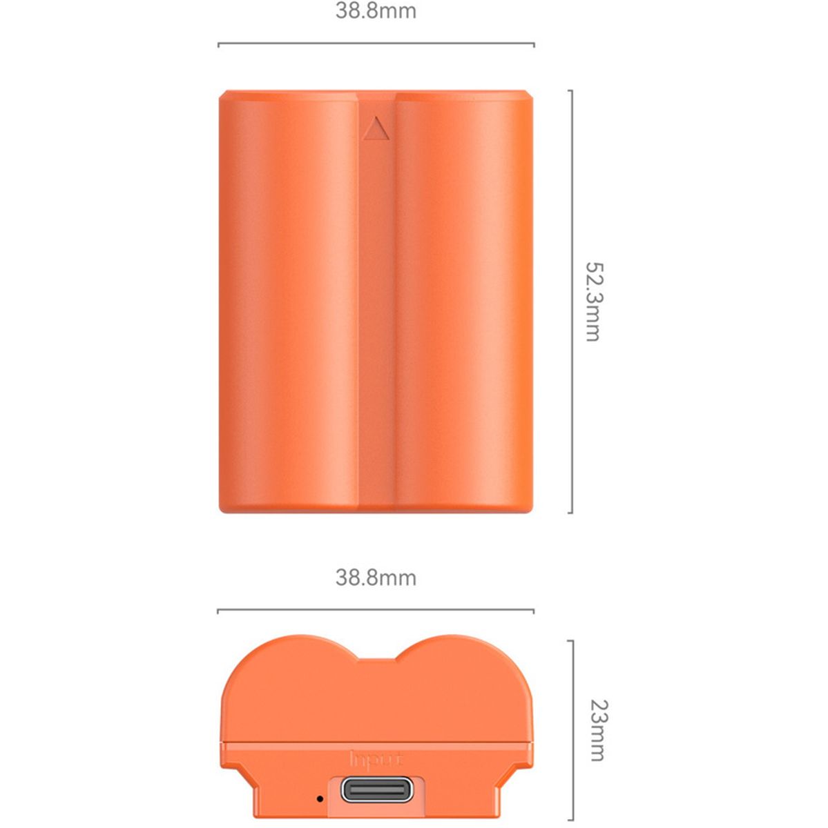 SmallRig 4970 NP W235 USB C Rechargeable Camera Battery (Orange)