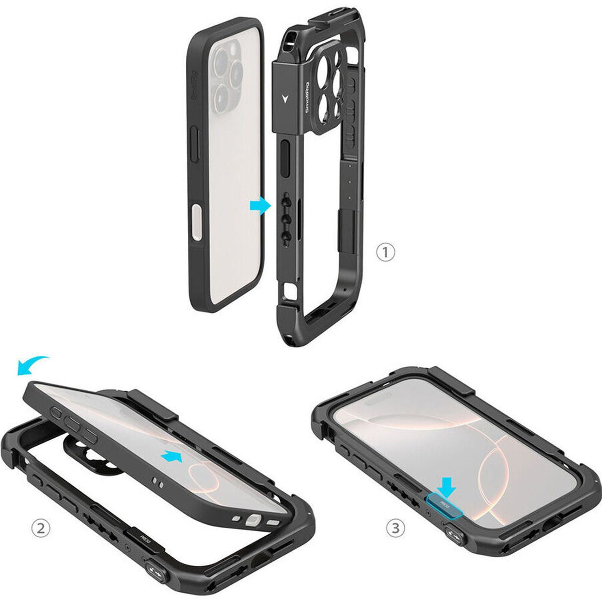 SmallRig 5006 Mobile Video Cage Basic Edition For iPhone 16 Pro Max