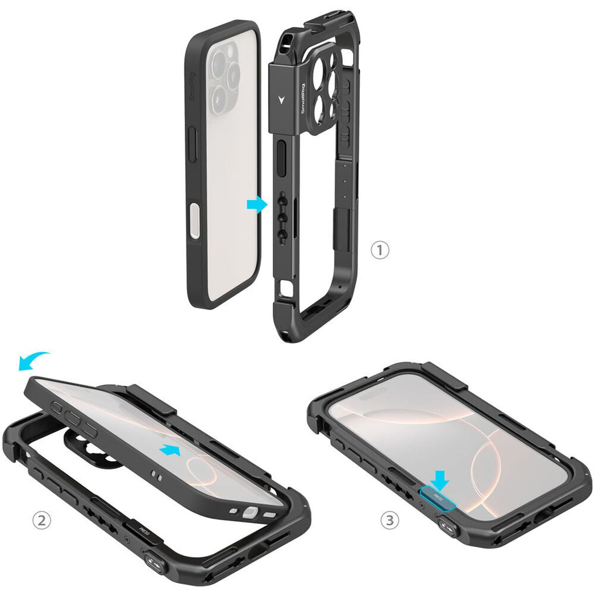 SmallRig 5008 Mobile Video Cage Basic Edition For iPhone 16 Pro