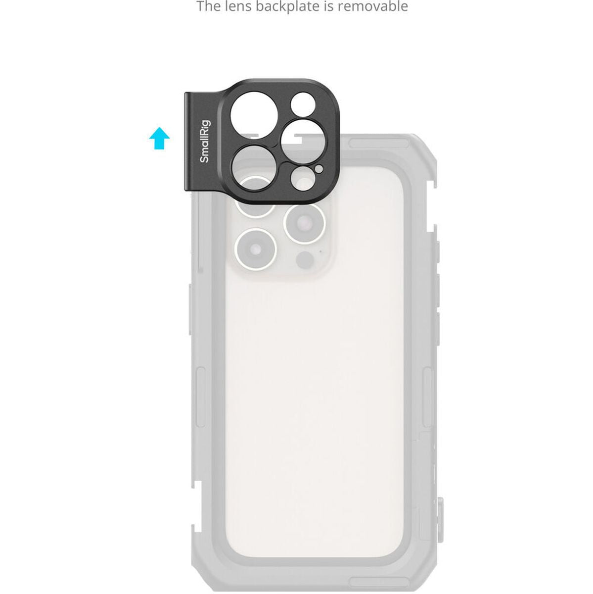 SmallRig 5009 17mm Threaded Lens Backplate For iPhone 16 Series Cage