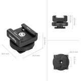 SmallRig 4822 Wireless Microphone Support w/ Cold Shoe Mount