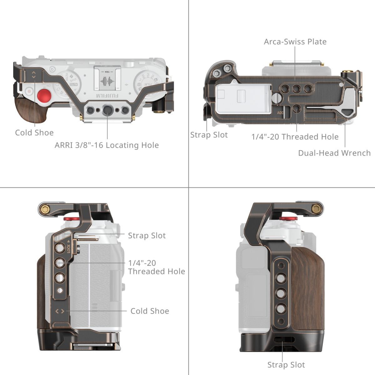 SmallRig 4892 Retro Cage For Fujifilm X M5