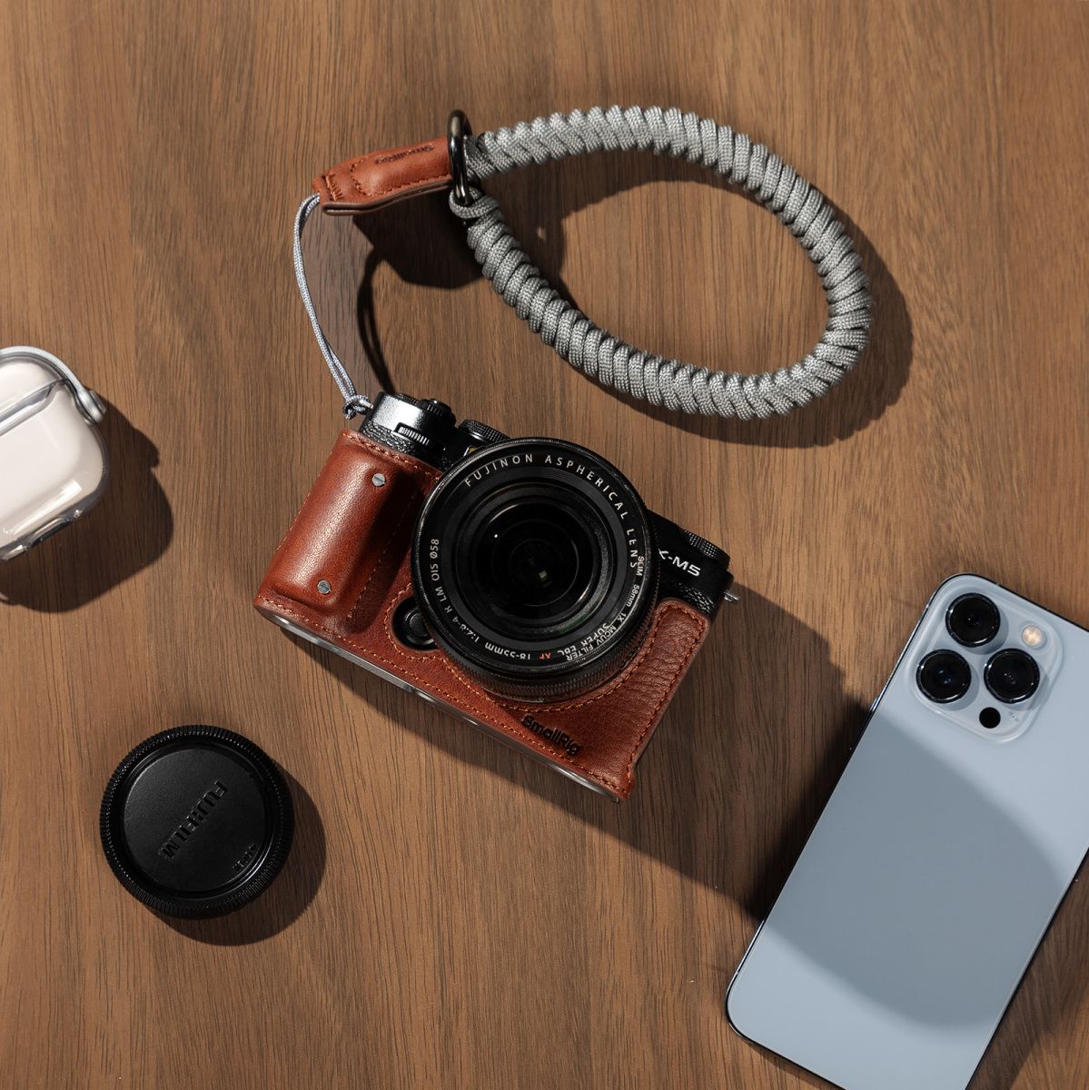 SmallRig 4880 Camera Leather Half Case Kit For Fujifilm X M5 (Brown) - image 2 of 5