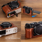 SmallRig 4880 Camera Leather Half Case Kit For Fujifilm X M5 (Brown) - image 3 of 5