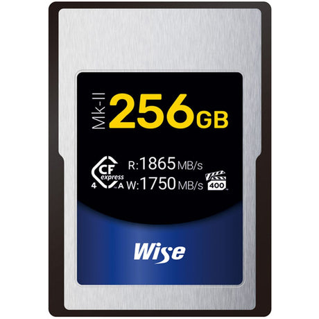 Wise 256GB CFexpress 4.0 Type A MK II Memory Card 1750 MB/s