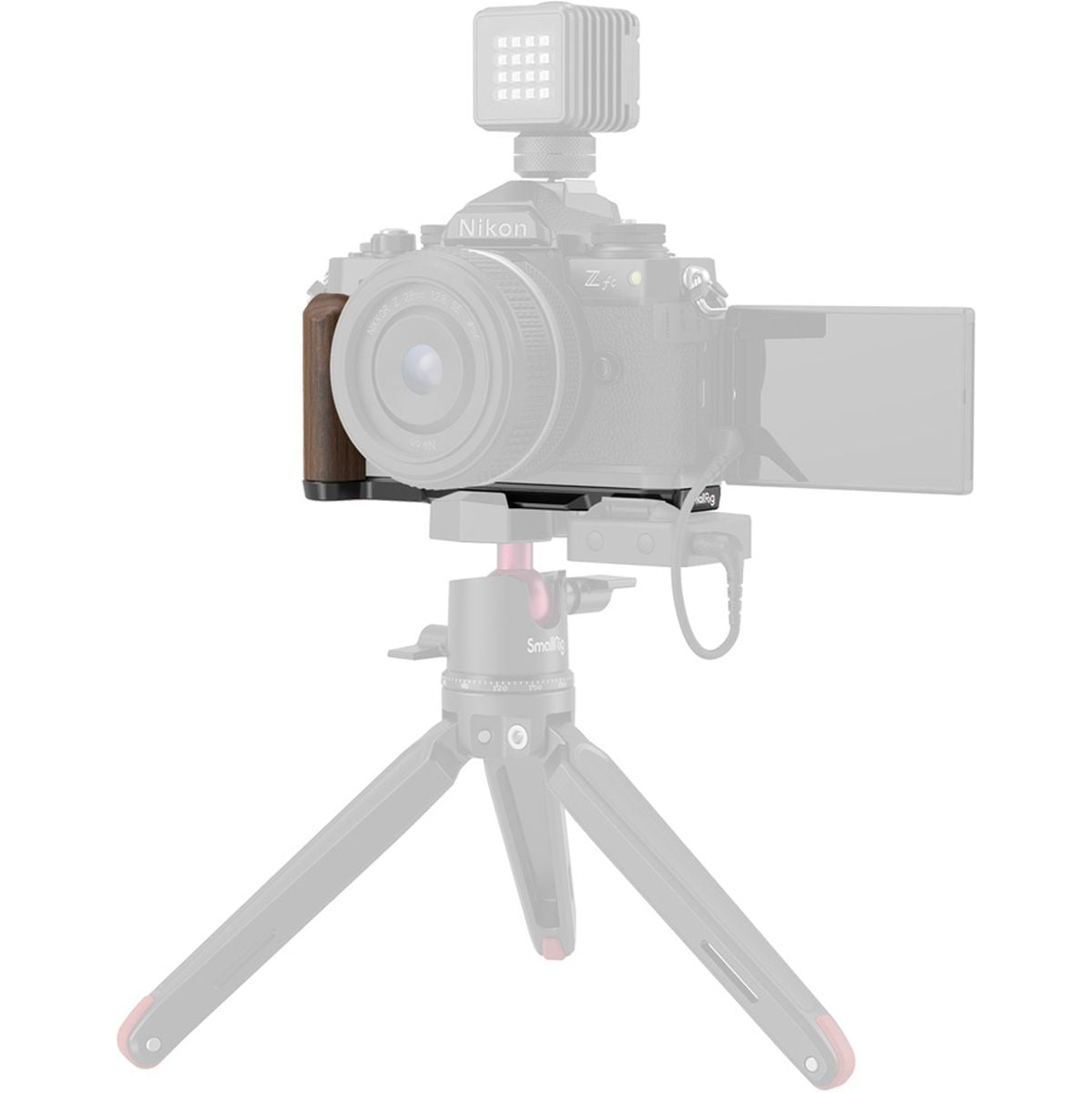 SmallRig 4802 Wooden L Shape Grip For Nikon Z FC (Black)