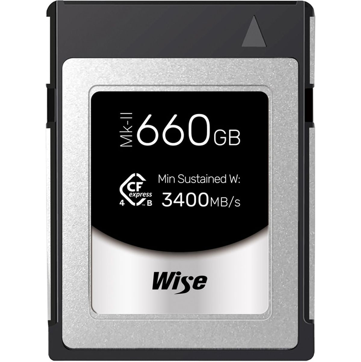 Wise 660GB CFexpress 4.0 Type B Pro MK II Memory Card 3600 MB/s