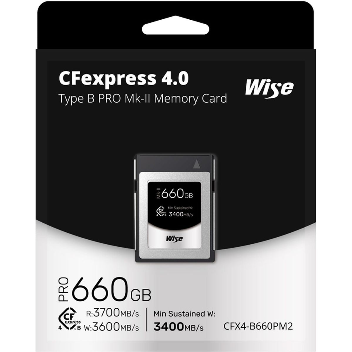 Wise 660GB CFexpress 4.0 Type B Pro MK II Memory Card 3600 MB/s - image 3 of 3