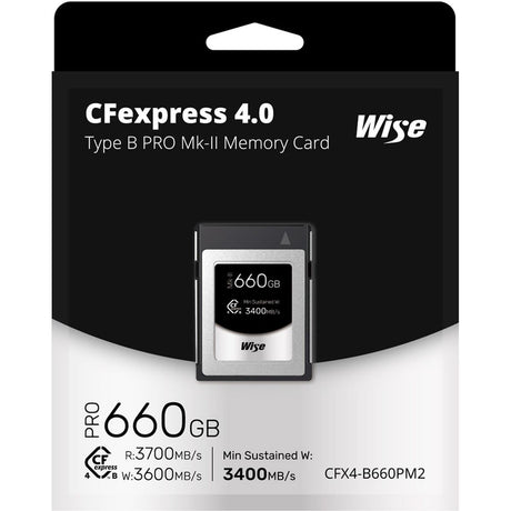 Wise 660GB CFexpress 4.0 Type B Pro MK II Memory Card 3600 MB/s - image 3 of 3