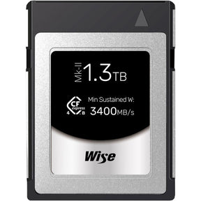 Wise 1.3TB CFexpress 4.0 Type B Pro MK II Memory Card 3600 MB/s