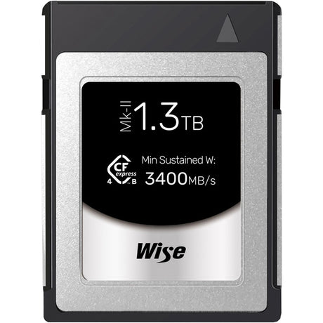 Wise 1.3TB CFexpress 4.0 Type B Pro MK II Memory Card 3600 MB/s
