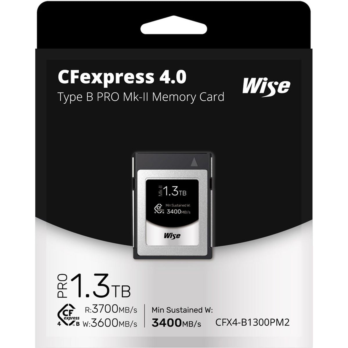 Wise 1.3TB CFexpress 4.0 Type B Pro MK II Memory Card 3600 MB/s - image 3 of 3