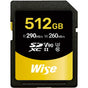 Wise 512GB SDXC UHS II V90 Memory Card