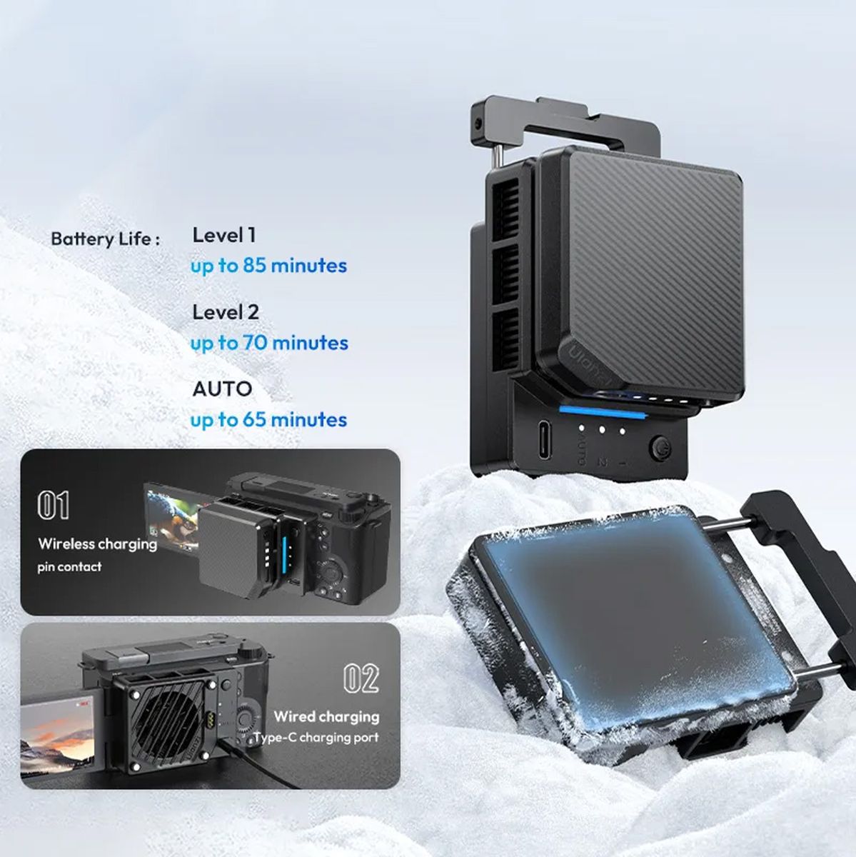 Ulanzi CU01 Semiconductor Camera Cooler Kit (cooler+battery) - image 4 of 5